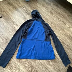 Spyder Blue Hooded Active Jacket - Two-Tone Navy & Royal